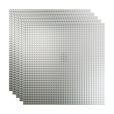 24'' L x 24'' W Textured Vinyl Drop-In Ceiling Tile