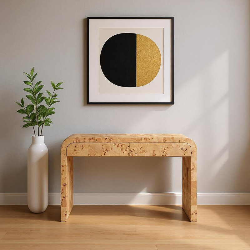 Console Kaiyanna, Bois de frêne naturel