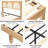 LED Platform Bed With Natural Rattan Headboard-601704955