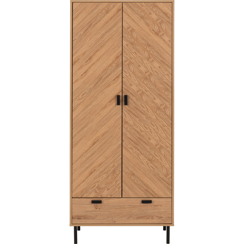 Creedon 2 Door Manufactured Wood Wardrobe