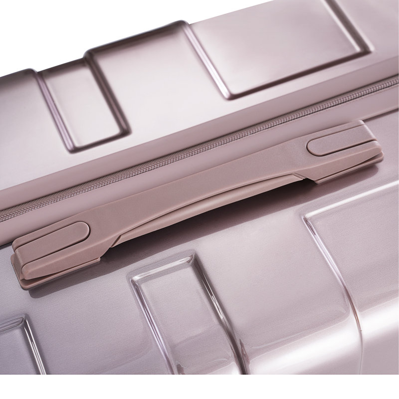 Ensembles de bagages Nouveau modèle ABS Hardshell 3 pièces Ensemble de valises rigides et durables Valise à roulettes avec serrure TSA 20 "24" 28 "(doré)