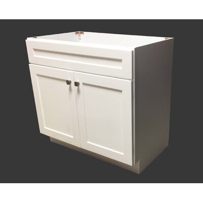 24"" W X 21"" D New White Shaker Single-sink Bathroom Vanity Base Cabinet Ws-v2421 -  Niturra