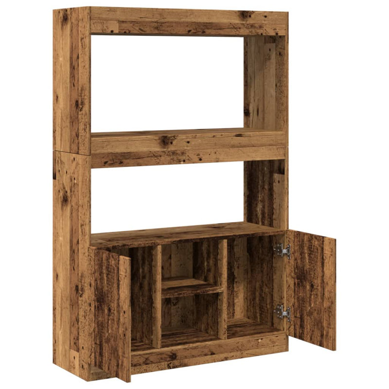 Shuntana 92cm Sideboard, Old Wood