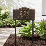Gatewood Personalized Standard 2-Line Lawn Address Sign