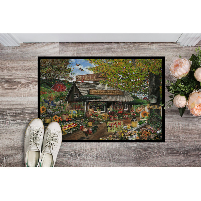 Non-Slip Outdoor Doormat, Rectangle 2' x 3'