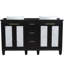 Ensemble de meuble-lavabo double 61 "avec miroir Schreck-244746514-244746515