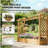Wooden Planter Box,Trellis Planter,Raised Garden Bed