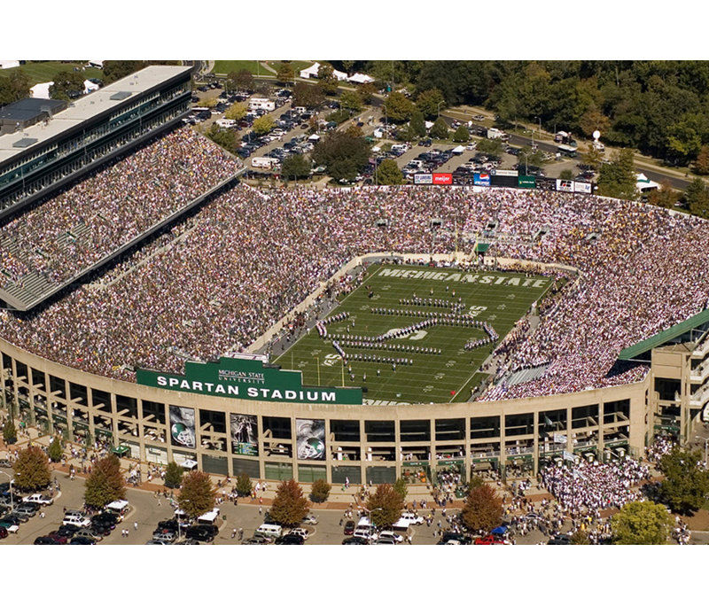 Spartan Stadium - East Lansing, H 12 po x l 18 po