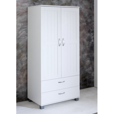 Booth 2 Door Solid Wood Wardrobe