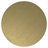 17"W Round Industrial Metal Accent Table with Sculptural Design-1754878929