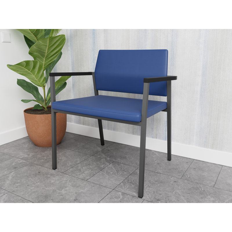 Fauteuil de réception Avon Rx, Surtension vinyle Sentry, Gris anthracite