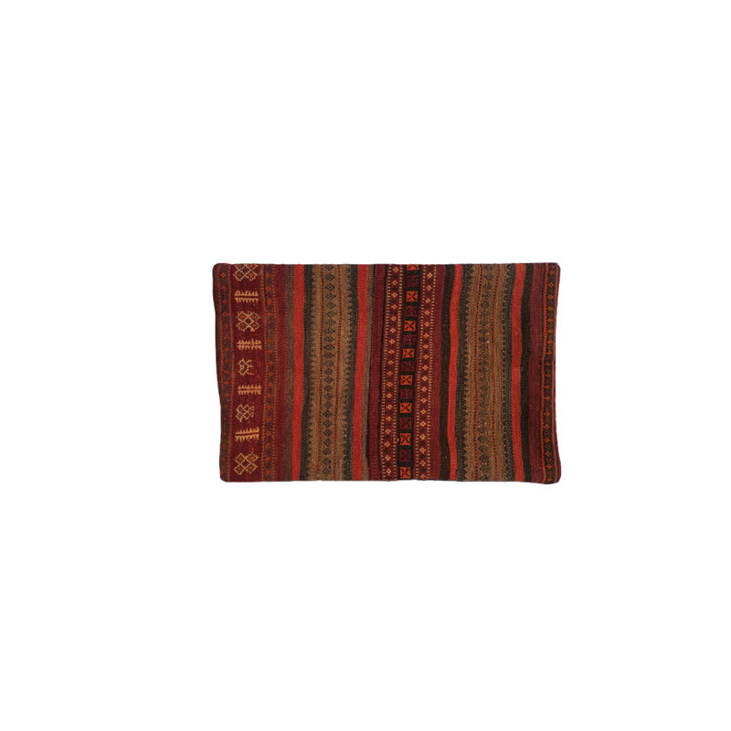 Geoffrey Kilim Handwoven Merlot Cushion Cover