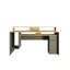 Rasla Desk in trendy color with attachment, niche, drawer and door.