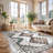 Koressa Chenille Washable Oriental Indoor Rug-1294501843
