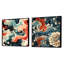 Demar - Ensemble de 2 collages carrés abstraits-101847776-101847777