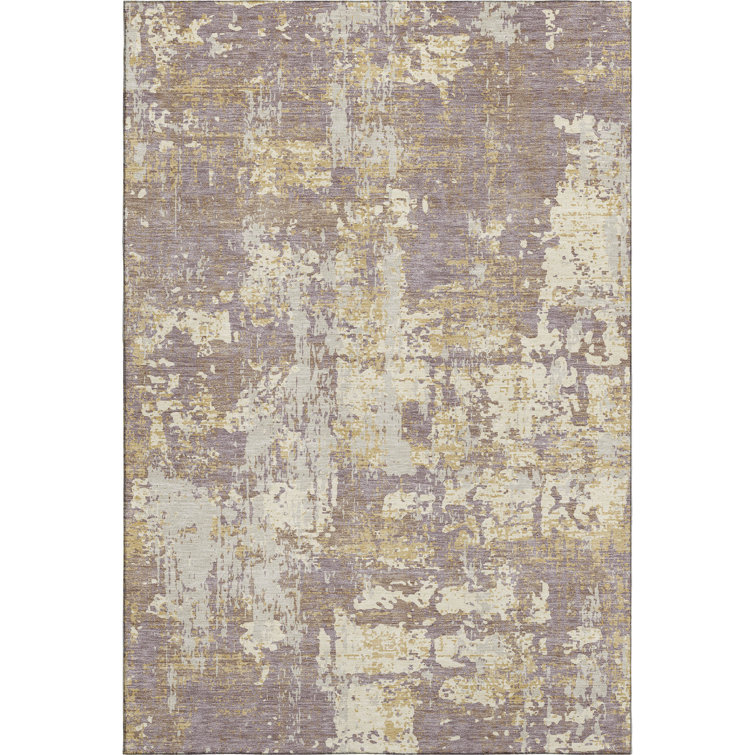 Premium Machine Washable Mayfield AMF1008 Abstract Rug