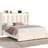 Velvet Upholstered Storage Kids Platform Bed with LED Lights-2079413573-2071430729