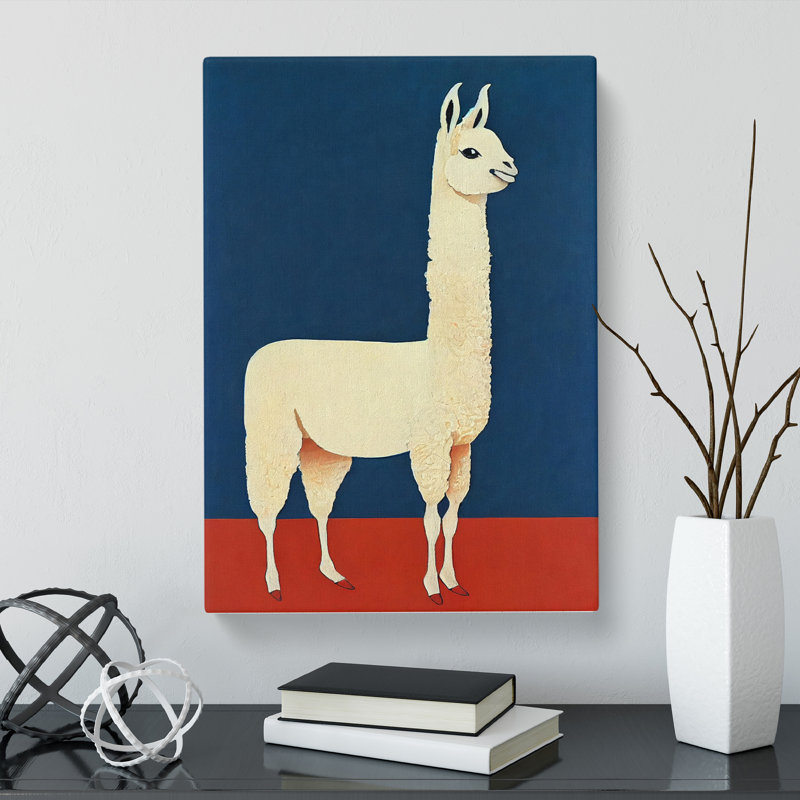 Llama Soviet - Wrapped Canvas, 50cm H x 35cm W x 3cm D