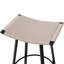 Tabourets de bar à hauteur de comptoir, chaises de cuisine tissées à la main sans dossier avec repose-pieds rond, ensemble de 2 tabourets de pub en PVC pour les chaises d'intérieur et d'extérieur seulement, sans les tables