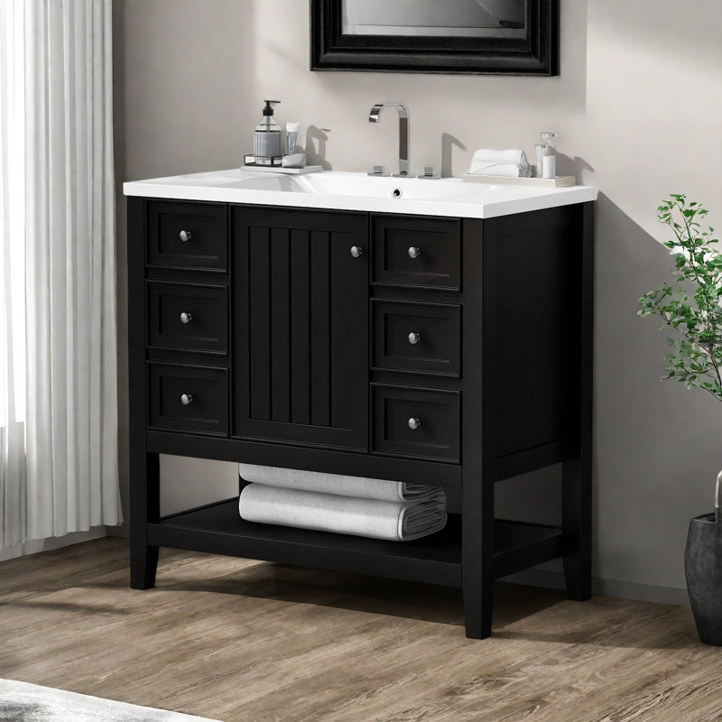Meuble-lavabo 36 po sans lavabo, base d'armoire seulement