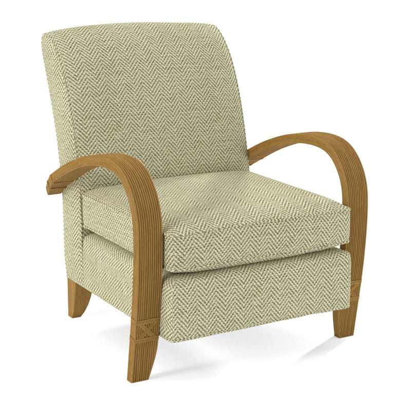 Vero Armchair, Honey, White Performance Fabric; 0851-94