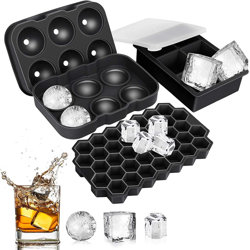 Ensemble de moules pour plateau de glace 3 pièces Flash Popup