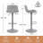 Meli Height-Adjustable Swivel Bar Stool-497668401
