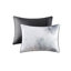 Édredon coloré TG / TG avec bordure décorative passepoilée et coussin décoratif carré - traitement de microfibre imprimé lavable-120954484-120954488