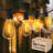 100FT Outdoor String Lights LED Dimmable Patio Lights String Waterproof with 50+2 Shatterproof Bulbs-605281714