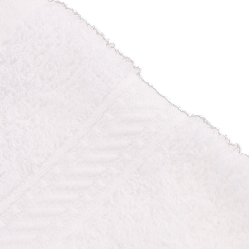 100% Cotton, White