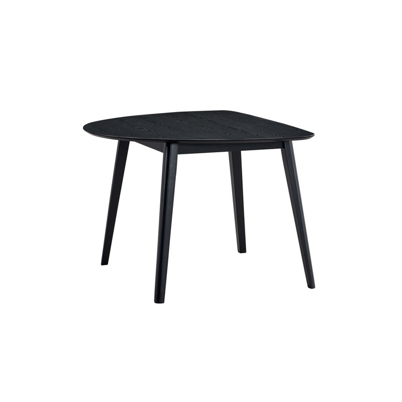 Real Black Finish Dining Table