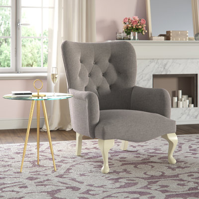 Loretta Upholstered Wingback Chair