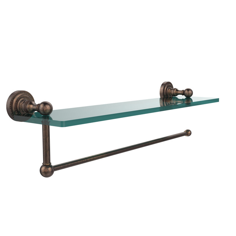 Marchmont Bracket Shelf with Towel Bar, Venetian Bronze