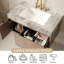 Armoire de salle de bain flottante Mid-Century