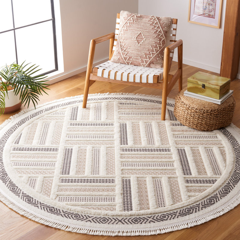 Urban Performance Geometric Rug, Round 6'7"