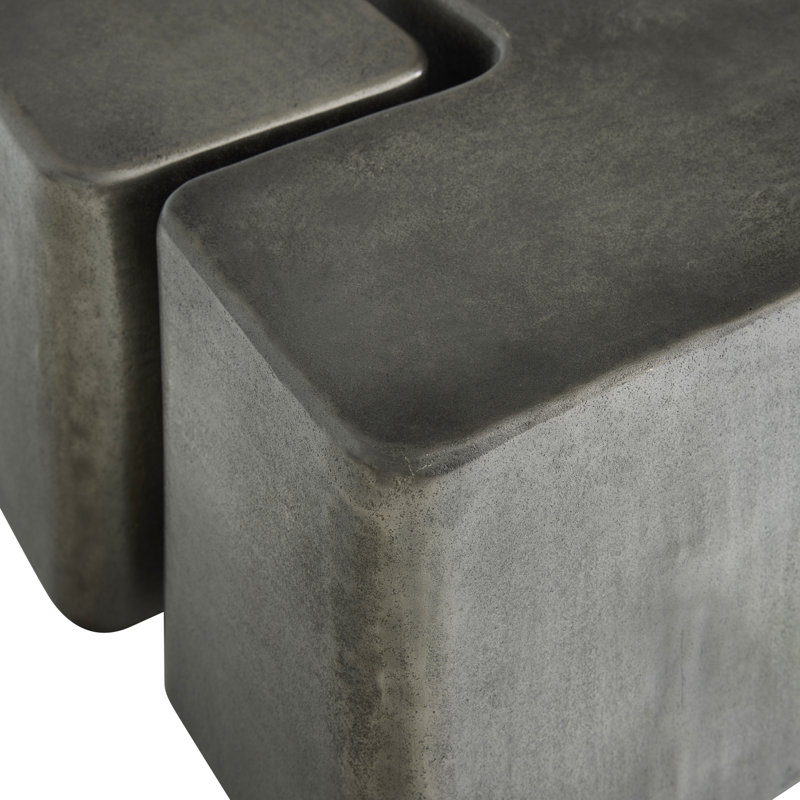 Bernhardt Juri Square Accent Table, 14.75" H x 11.81" W x 11.81" D