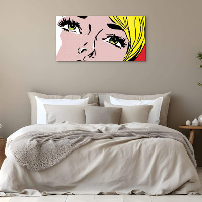 Sally by Art Studio 50cm H x 100cm W High Quality Print on Frameless Panel, Lightweight, Ready to Hang