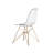 Eiffel Clear Chair With Gold Base