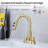 4 In. Centerset Double Handle Pull Down Bathroom Sink Faucet With 2 Modes Sprayer And Pop-Up Drain-124653441