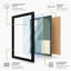 Layered Geometry Minimalist - Framed Print-560854731-560854738