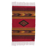 Kaukauna Southwestern Area Rug in Red