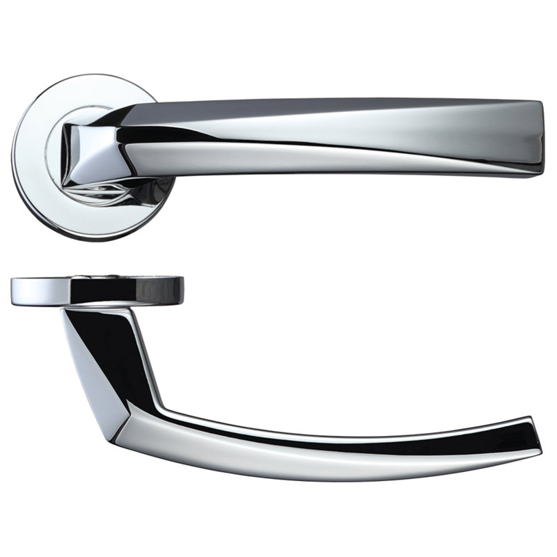 Hercules Internal Door Handle Pack, Polished Chrome