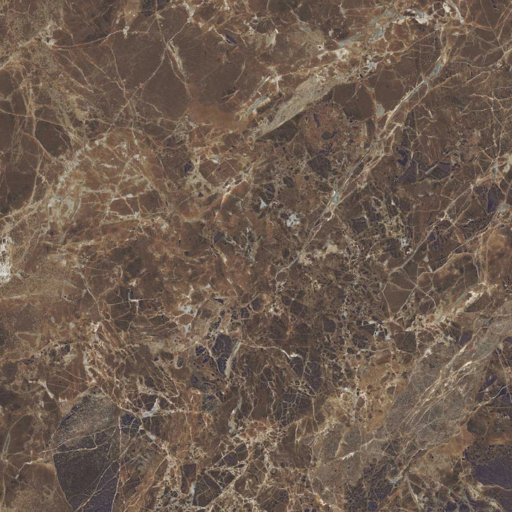 Regalia 12x12 Bruno Brown Porcelain Veining Wall and Floor Tile (13.56 sq ft/case) - 14 Pack, Brown