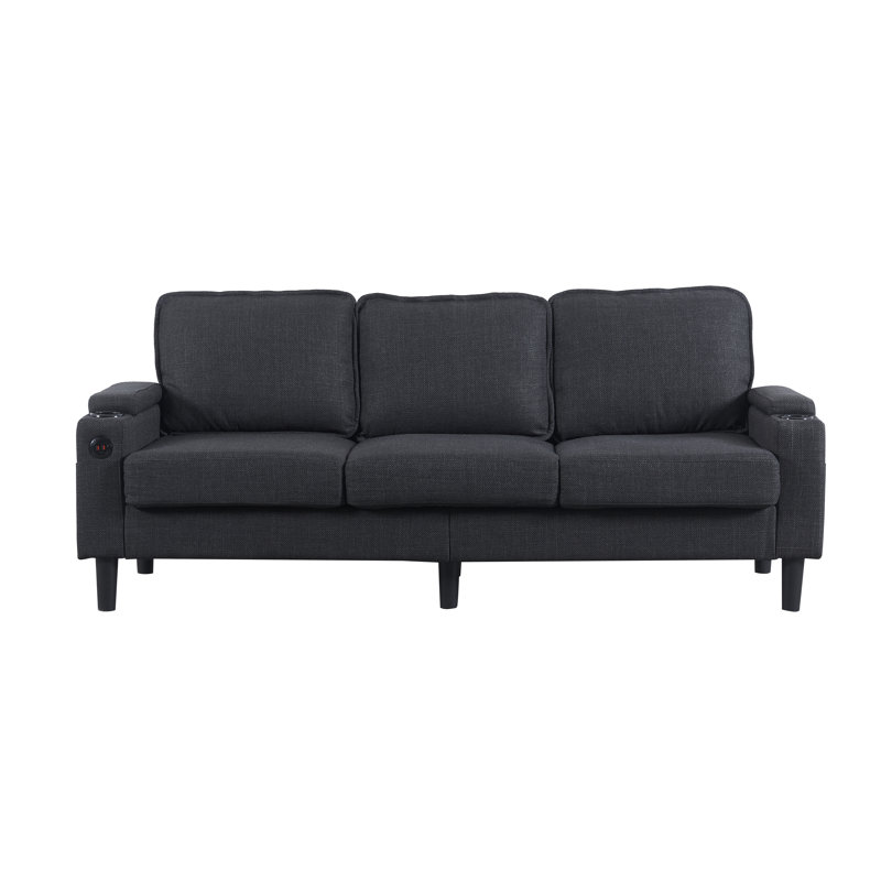 Banc, Gris foncé, Gris foncé, Gris foncé