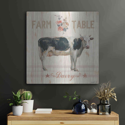 "Farm Patchwork V" par Danhui Nai sur métal