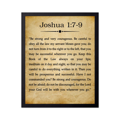 Joshua 1:7-9