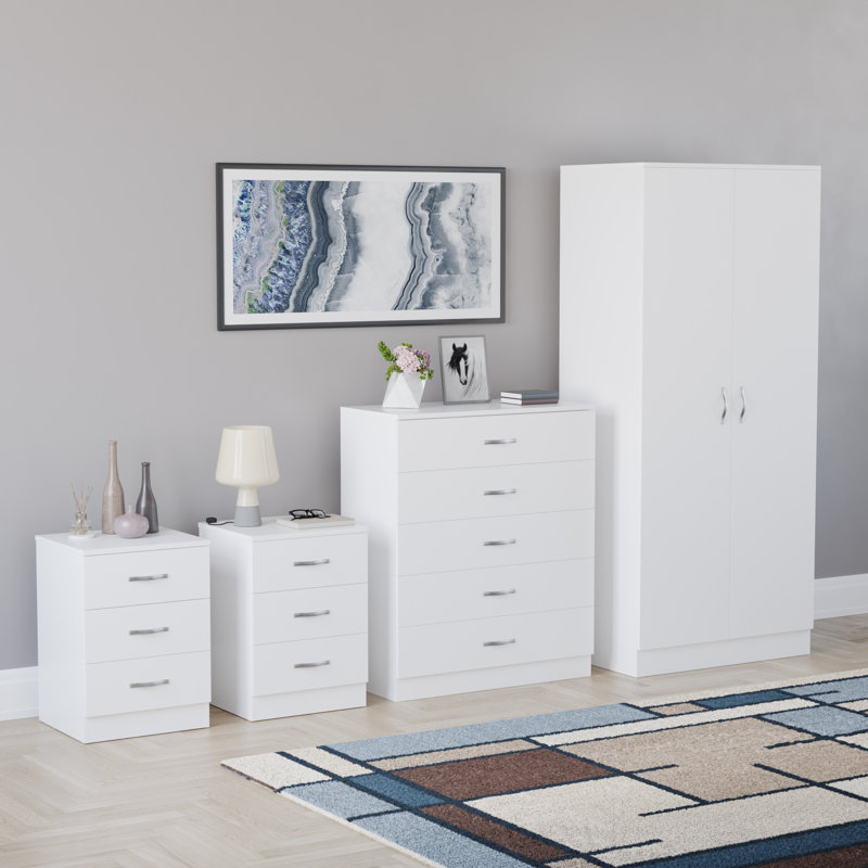 Maybery Piece Bedroom Set, White