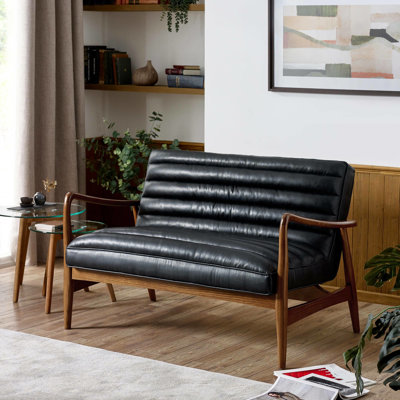 2 Seater Faux Leather Sofa