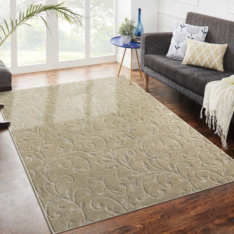 Tapis Tomeisha avec envers antidérapant, Rectangle 4 pi 11 po x 8 pi