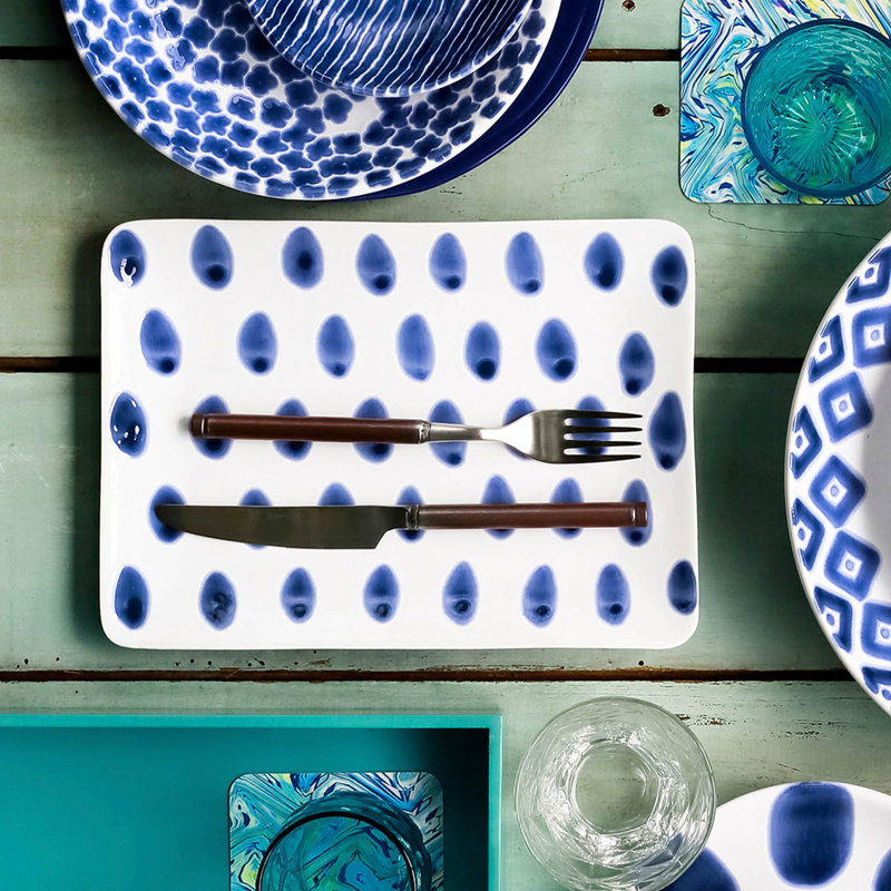 Santorini Ceramic Platter
